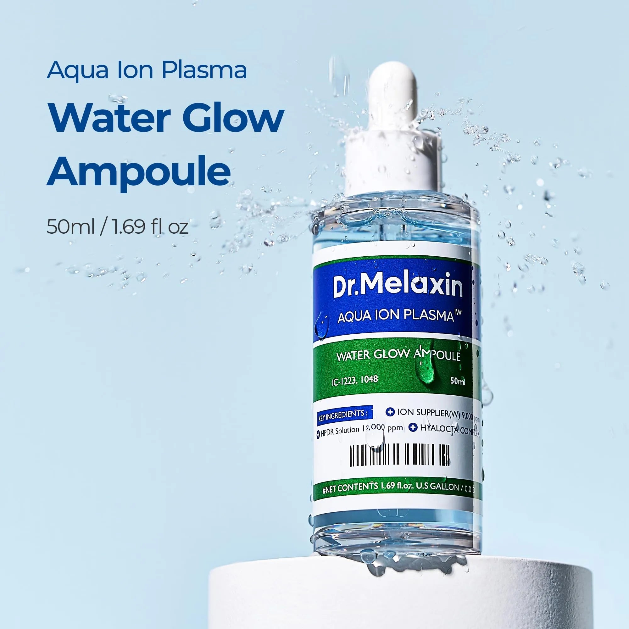 Aqua Ion Plasma Water Glow Ampoule 50ml - MOQ 84