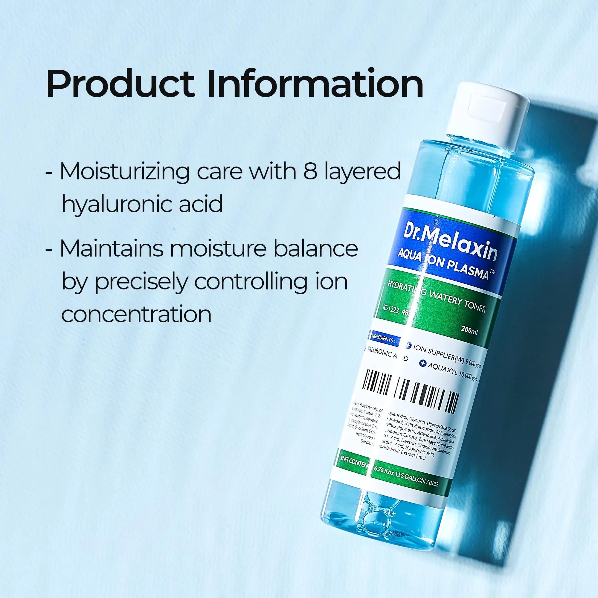 Aqua Ion Plasma Water Toner 200ml - MOQ 77