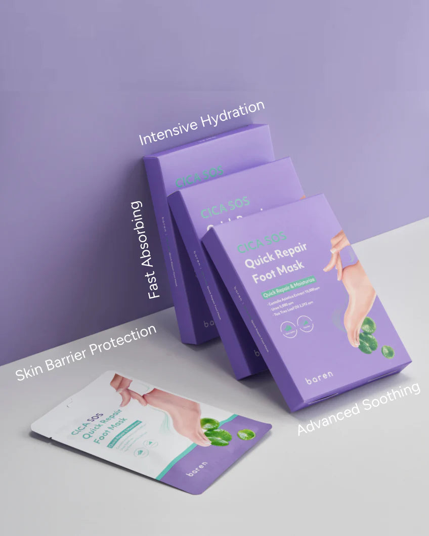 BAREN CICA SOS Quick Repair Foot Mask