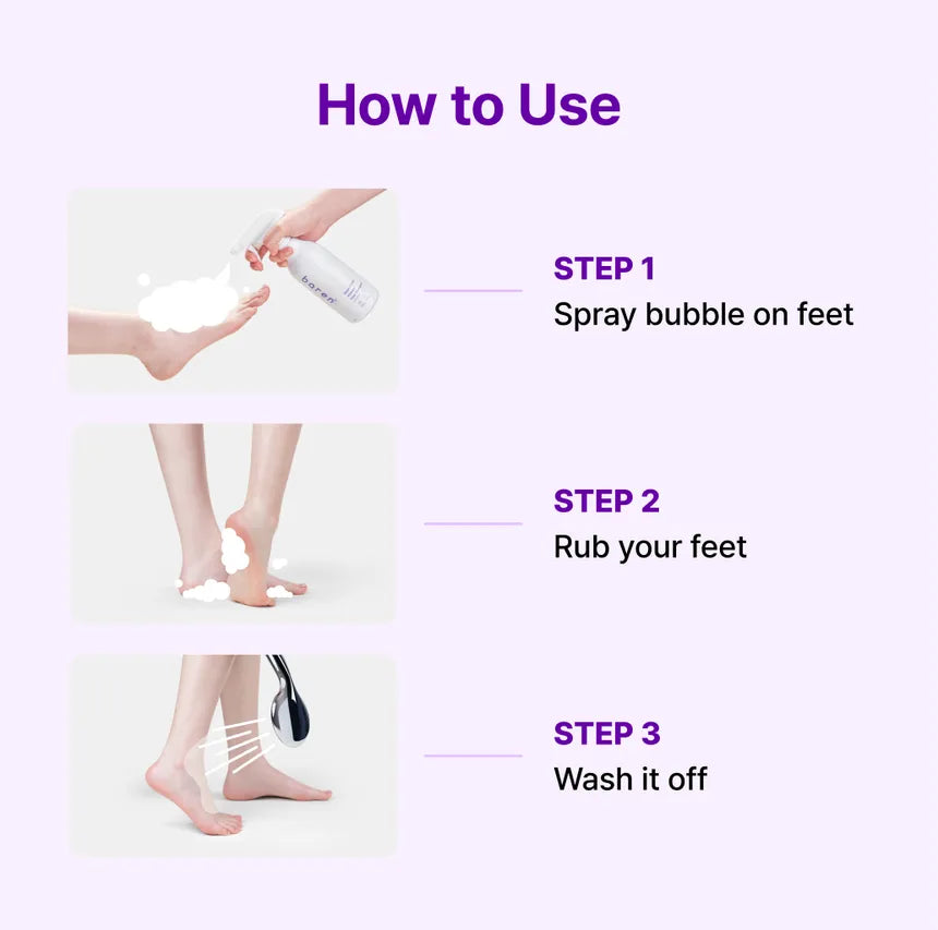 BAREN Apple Cider Vinegar Foot Shampoo 400ml