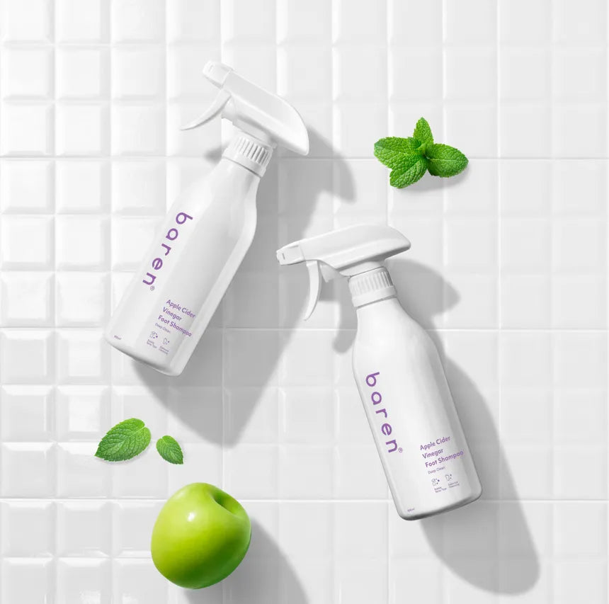 BAREN Apple Cider Vinegar Foot Shampoo 400ml