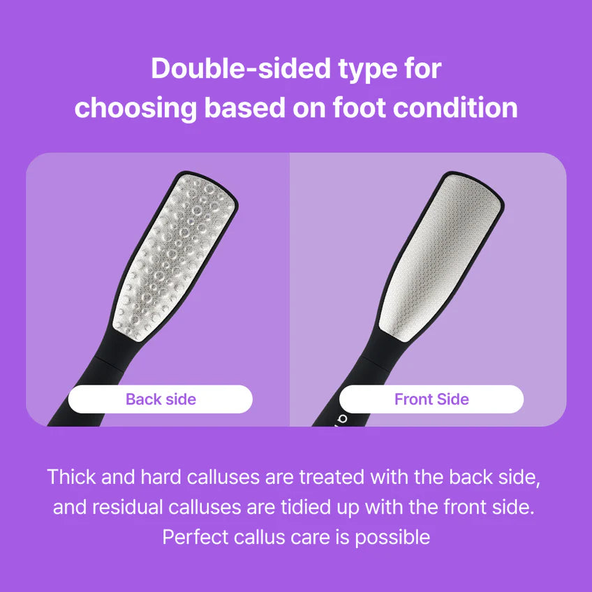 BAREN Callus Remover Magic Stainless Pro Dobule Sided Foot File