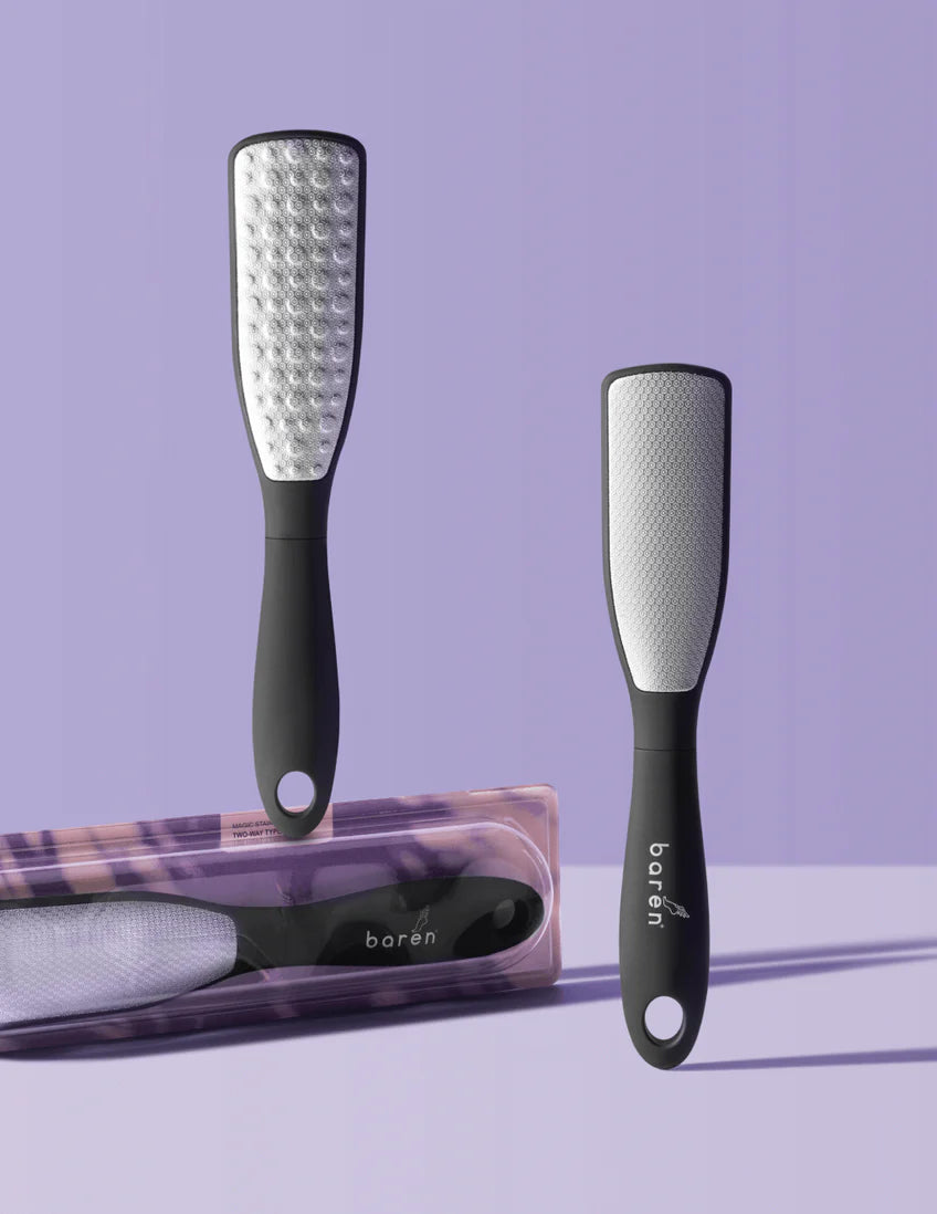 BAREN Callus Remover Magic Stainless Pro Dobule Sided Foot File
