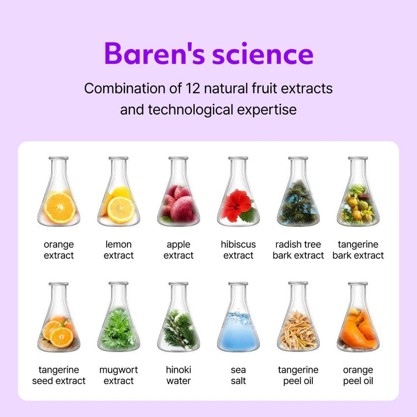 BAREN Callus Remover Peeling Foot Spray, 100ml