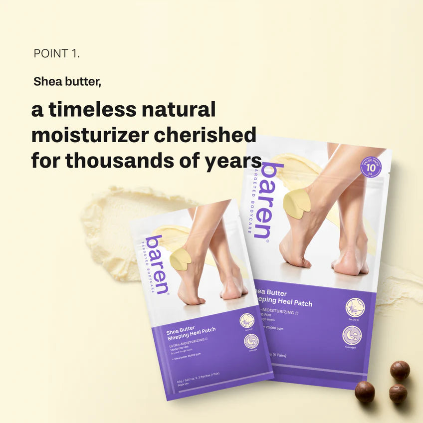 BAREN shea butter sleeping heel patch(10P)