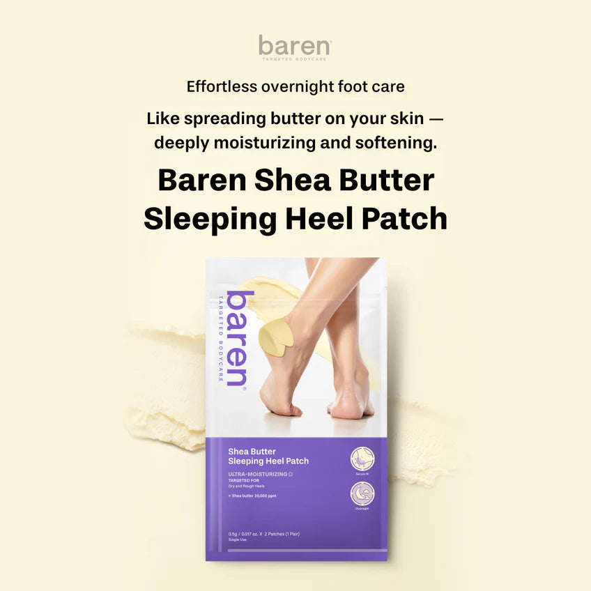 BAREN shea butter sleeping heel patch(10P)