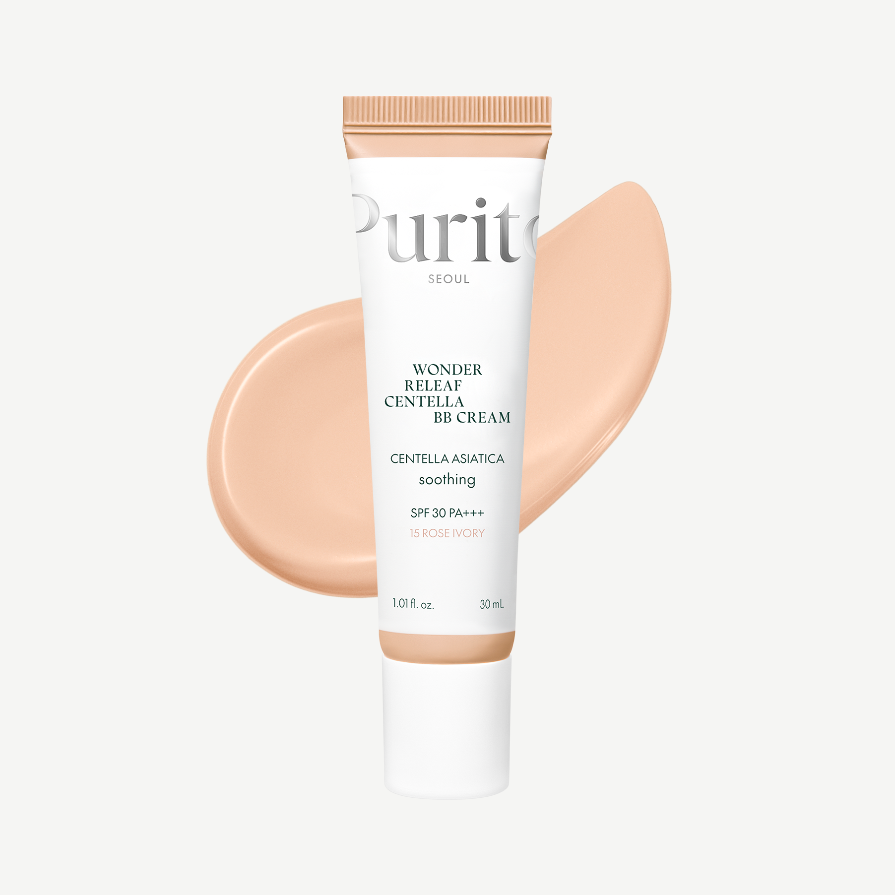 PURITO Wonder Releaf Centella BB Cream #15 Rose Ivory