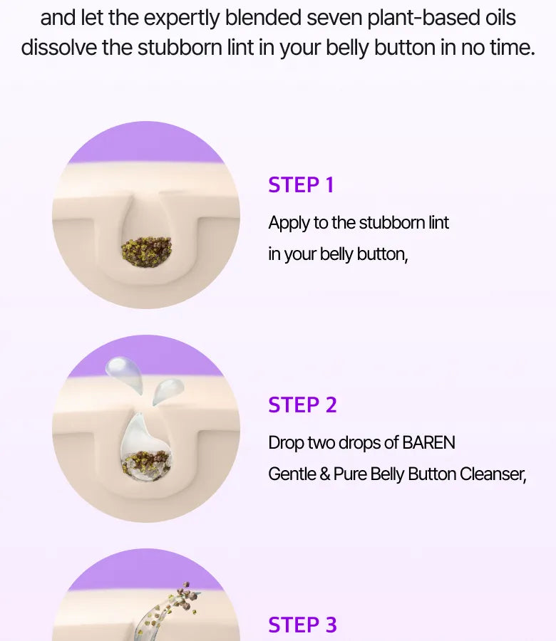 BAREN Gentle&Pure Belly Button Cleanser