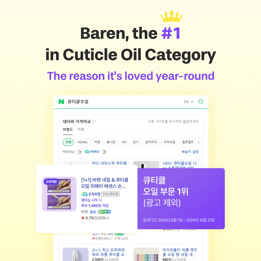 BAREN Nail And Cuticle Care Essence Oil Pen, 2ml