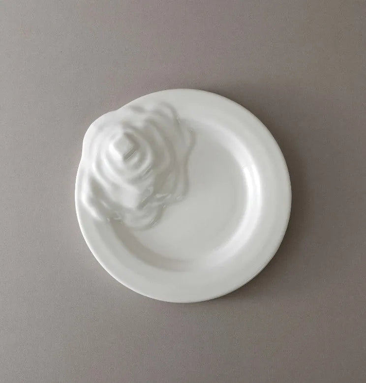 Butter Plate White