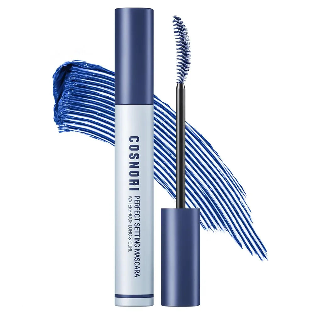 Cosnori Perfect Setting Mascara Waterproof Long And Curl 05 Royal Blue - 7ml - MOQ 100