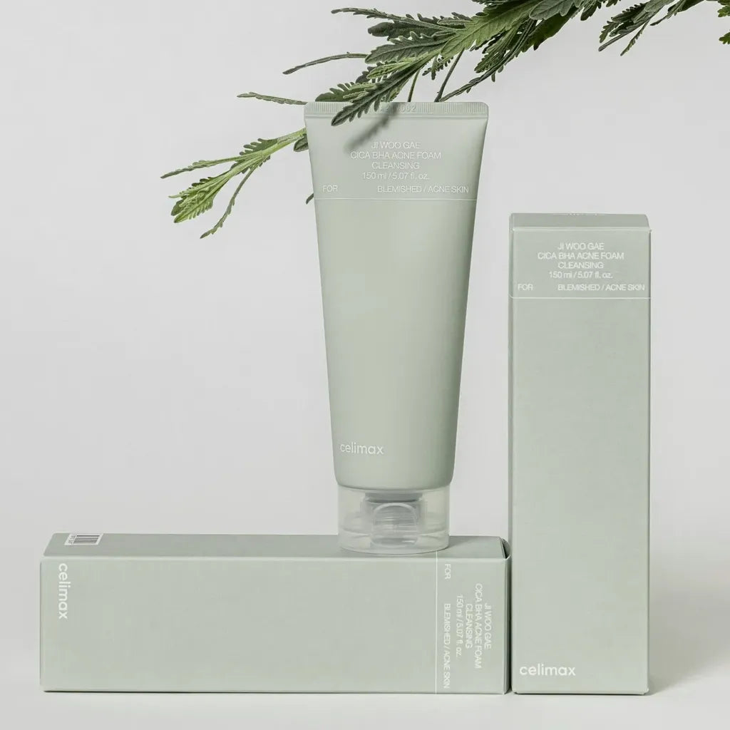 Celimax Ji Woo Gae Cica Bha Acne Foam Cleansing 150ml - MOQ 30
