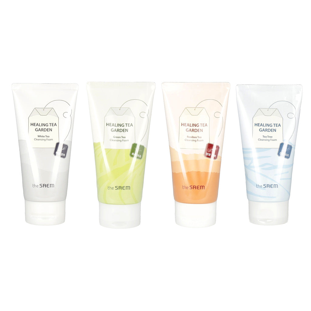 the SAEM Healing Tea Garden Cleansing Foam 4 types - Dodoskin