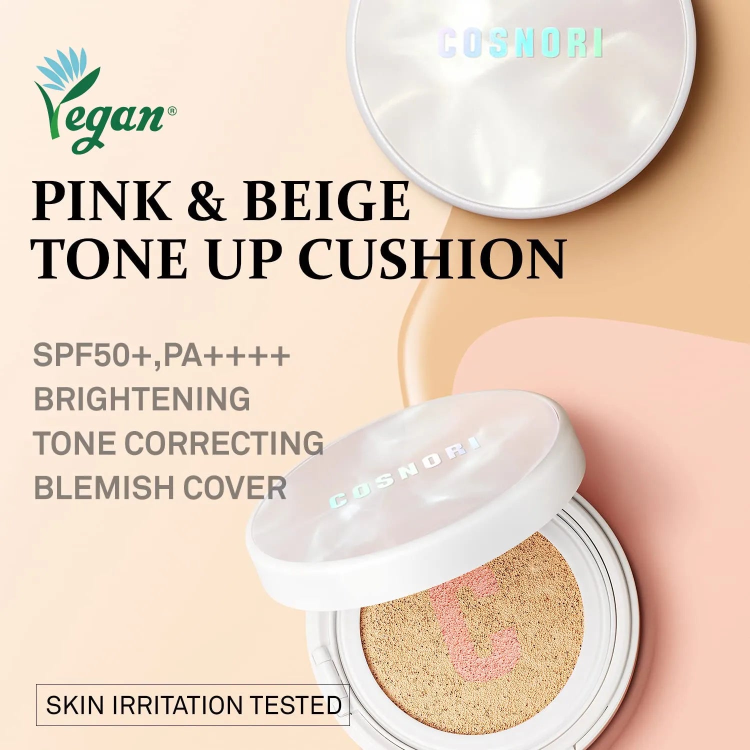 Cosnori Blossom Tone-up Cushion Clear - MOQ 20