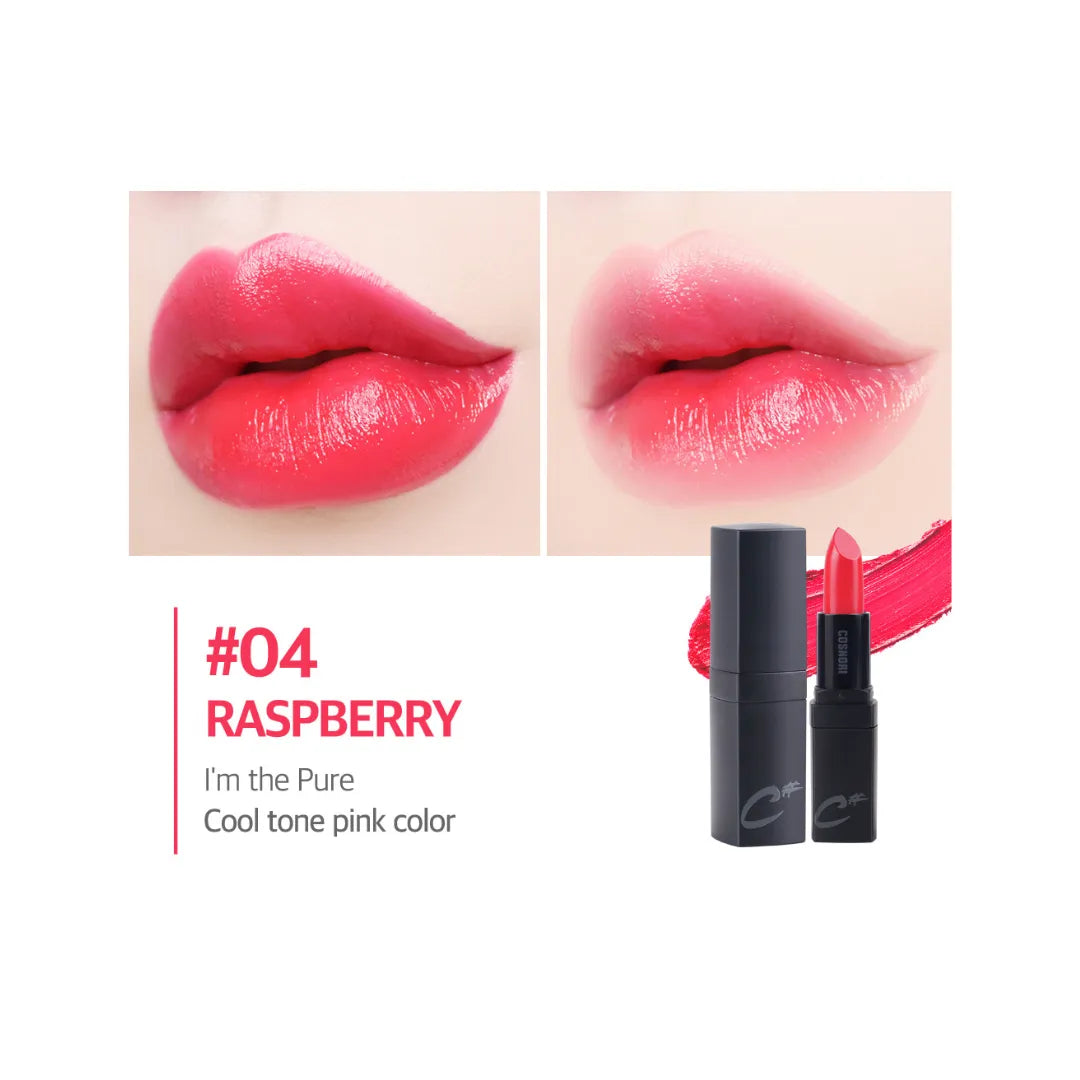 Cosnori Glow Touch Lipstick 04 Raspberry - 3g - MOQ 50