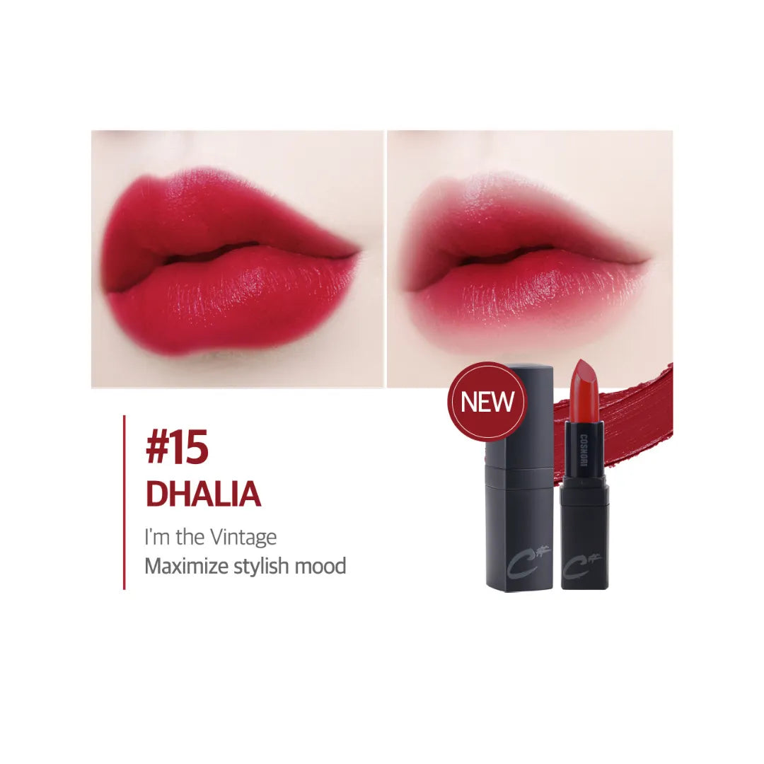 Cosnori Glow Touch Lipstick 15 Dahlia - 3g - MOQ 50