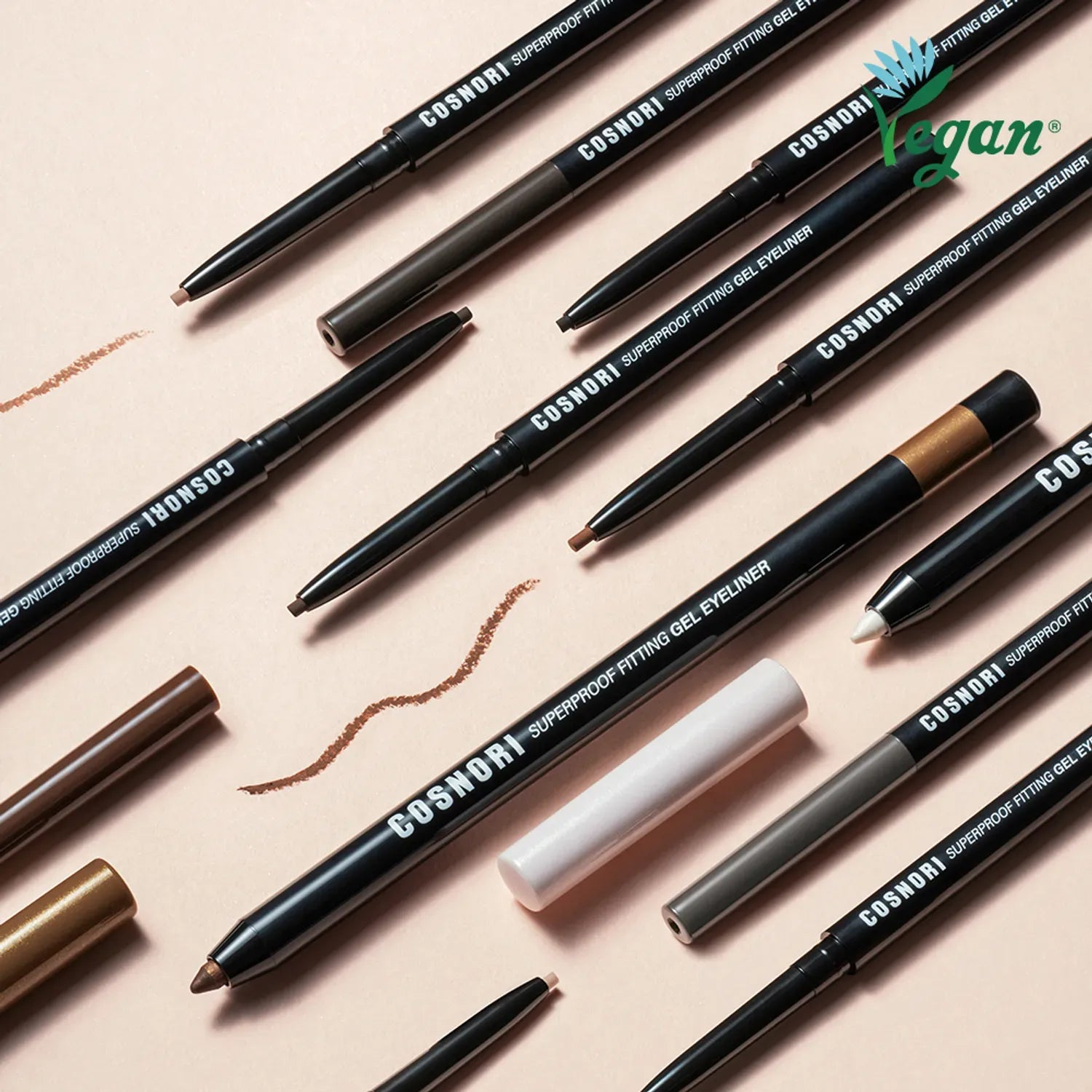 Cosnori Superproof Fitting Gel Eyeliner 15 Ash Gray - 0.13g - MOQ 100