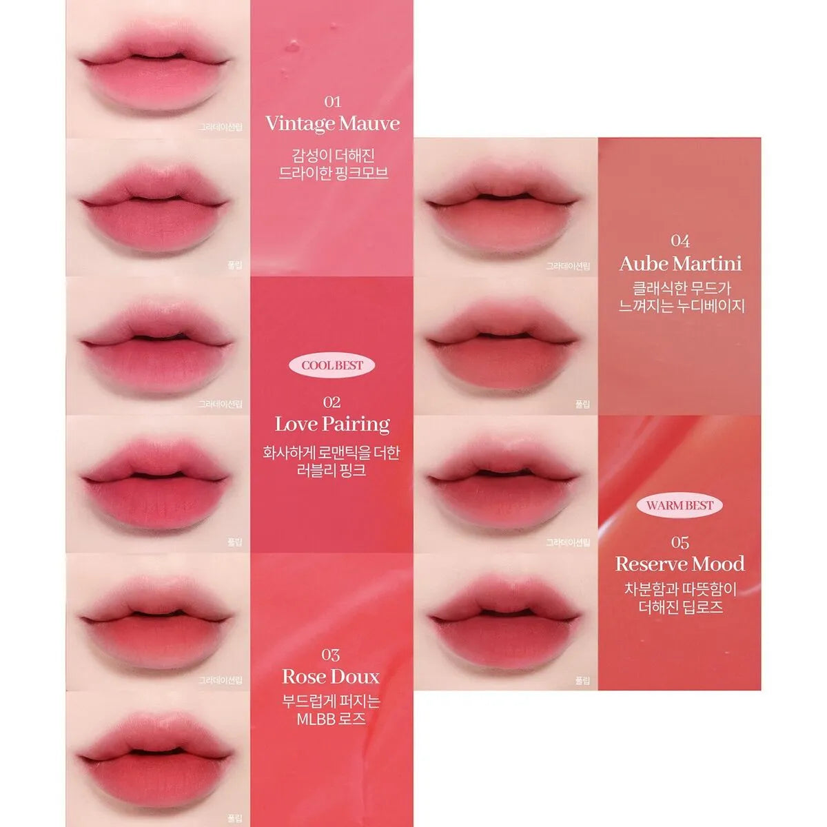 Cosnori Water Blurry Tint 02 Love Pairing - 4g - MOQ 100