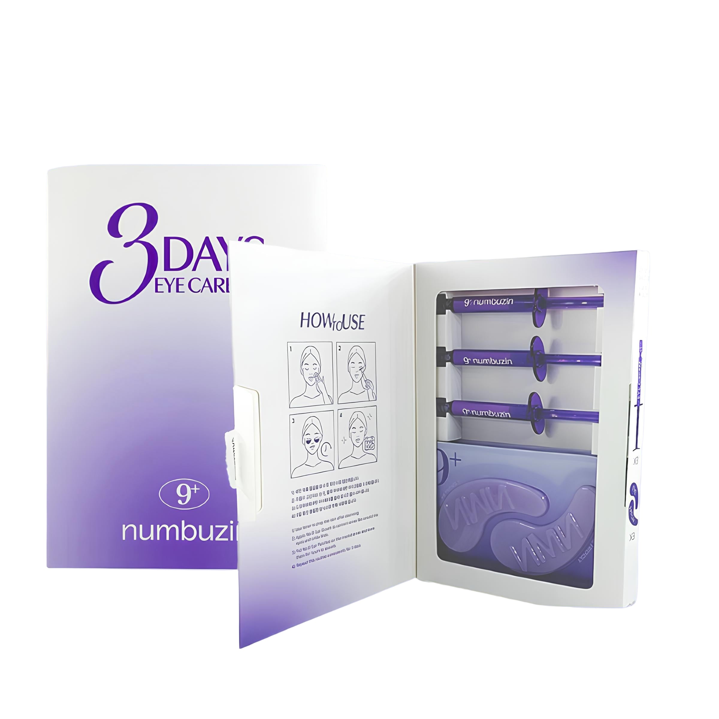 Numbuzin No.9 3Days Eye Care Kit - MOQ 80