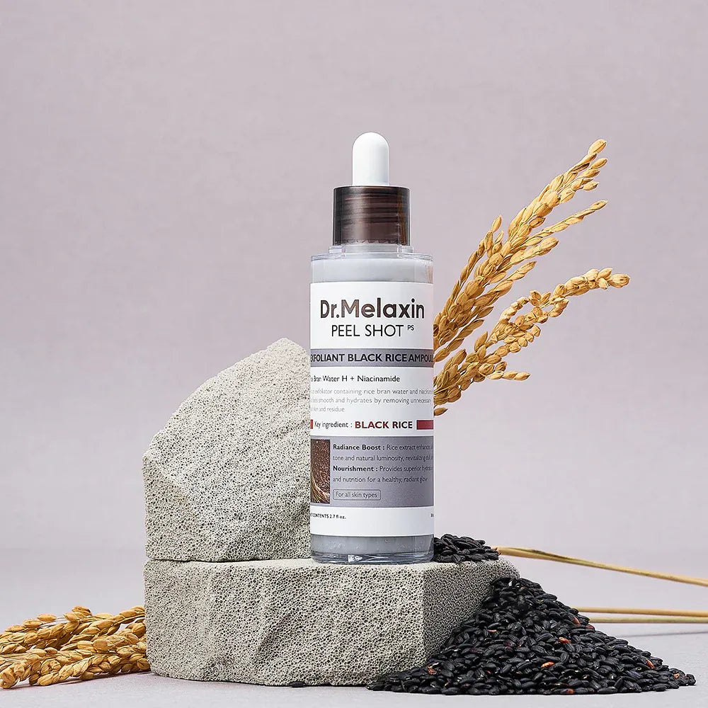 Dr.melaxin Peel Shot Exfoliating Black Rice Ampoule 80ml - MOQ 72