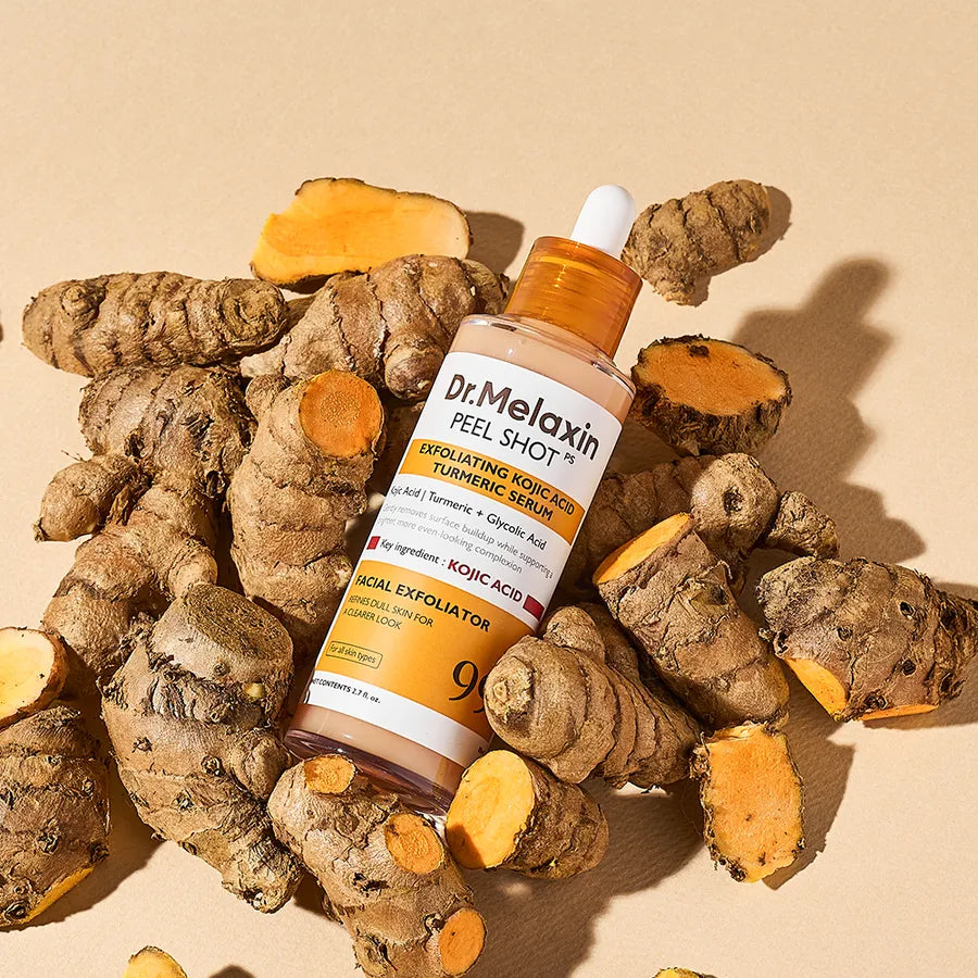 Dr.melaxin Peel Shot Exfoliating Kojic Acid Turmeric Serum 80ml - MOQ 96