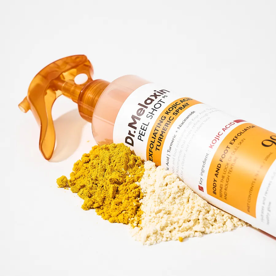Dr.melaxin Peel Shot Exfoliating Kojic Acid Turmeric Spray 200ml - MOQ 36