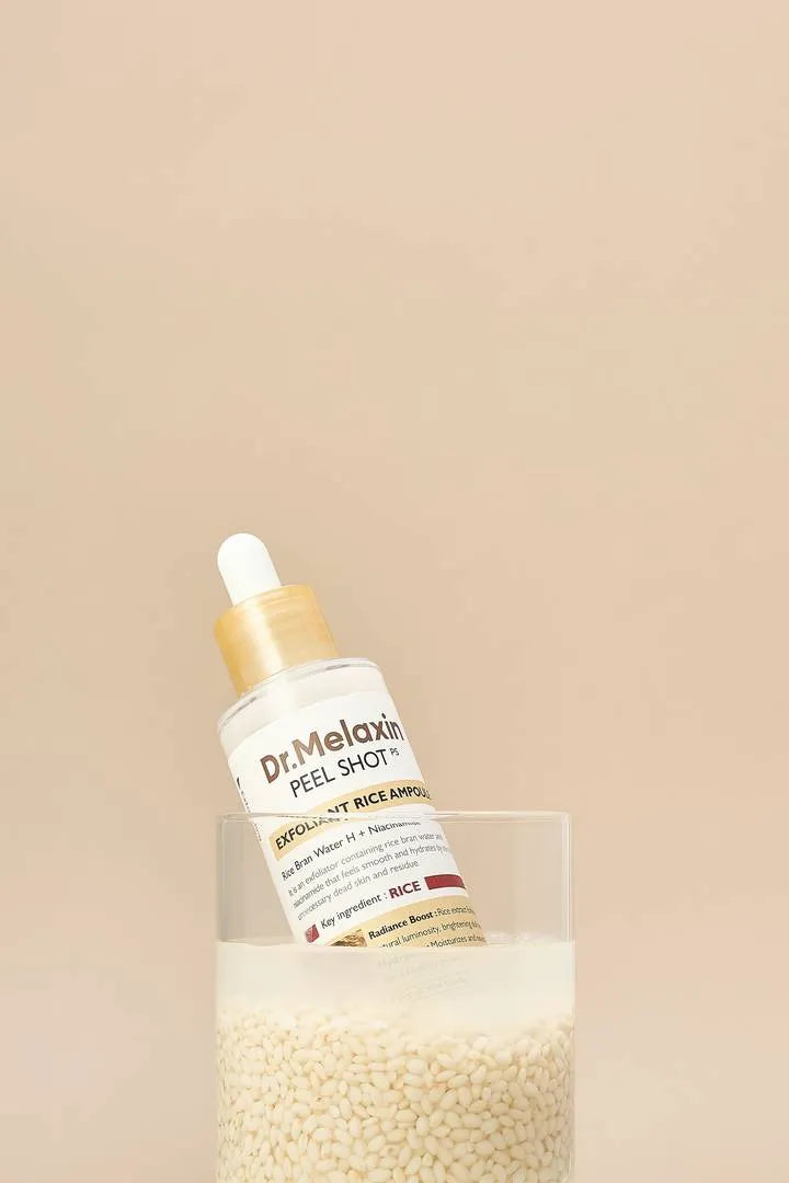 Dr.melaxin Peel Shot Exfoliating White Rice Ampoule 80ml - MOQ 72
