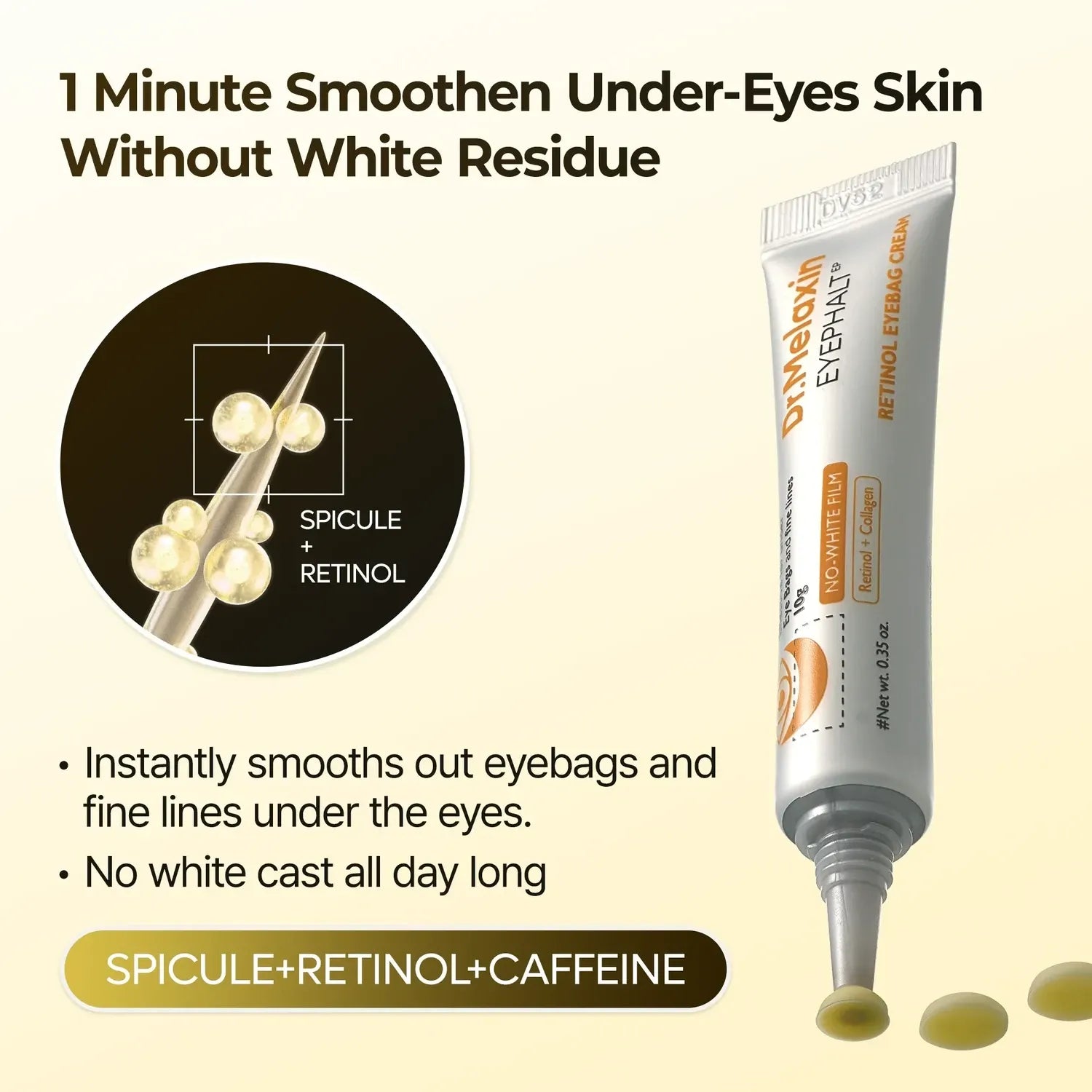 Dr.melaxin Retinol Eyephalt Eyebag Cream - MOQ 126