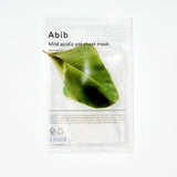 Abib Mild acidic pH sheet mask 
Heartleaf fit - MOQ 30