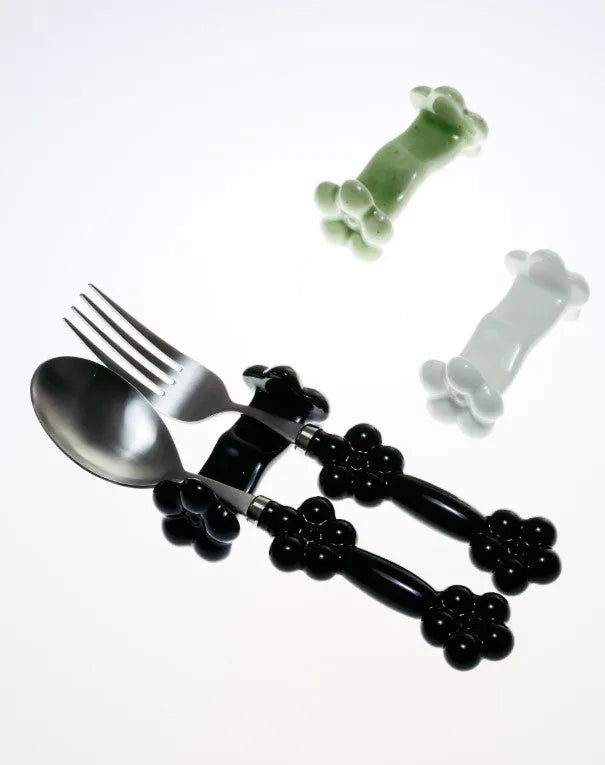Flower Cutlery Rest Set 3 Colors