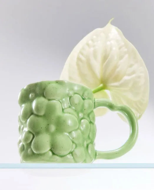 Flower Pattern Cup 3 Colors