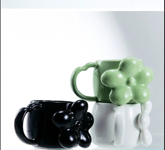 Flower Pendant Cup 3 Colors