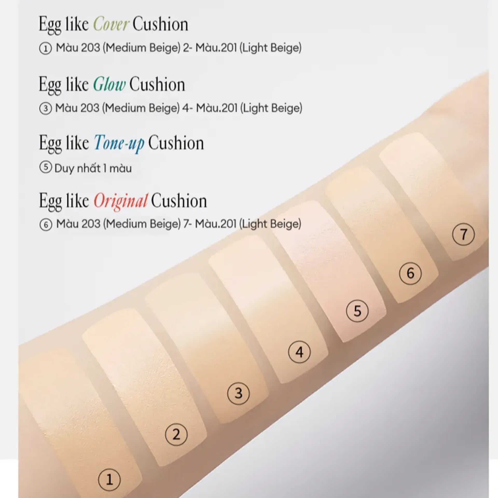Freshian Egg-like Glow Cushion (Vegan) 201 - MOQ 4