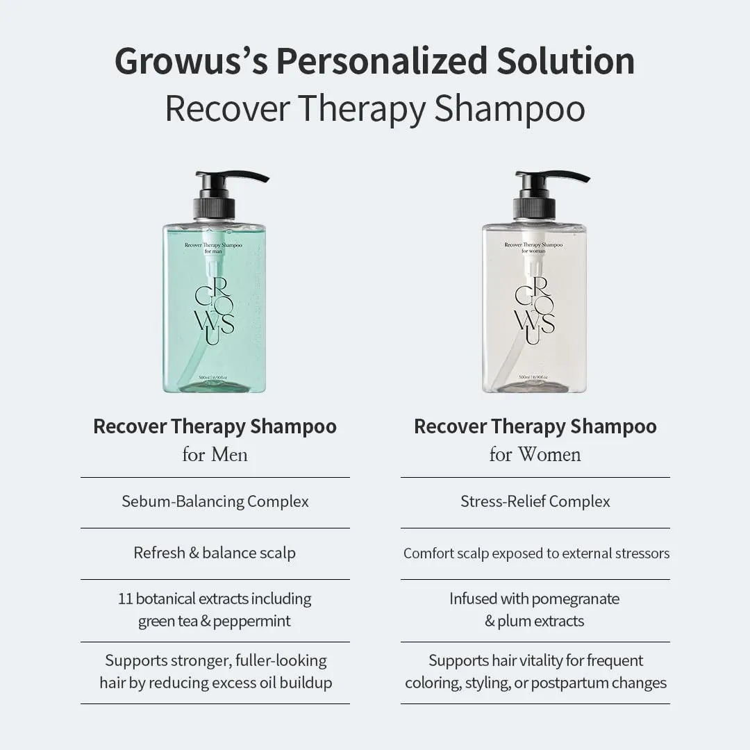GROWUS Recover Therapy Shampoo for Woman - MOQ 30