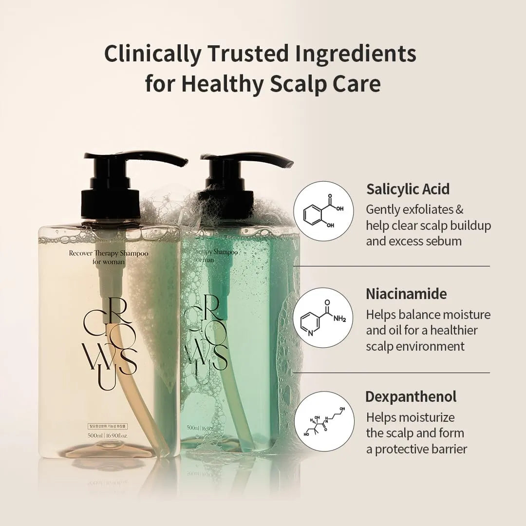 GROWUS Recover Therapy Shampoo for Woman - MOQ 30