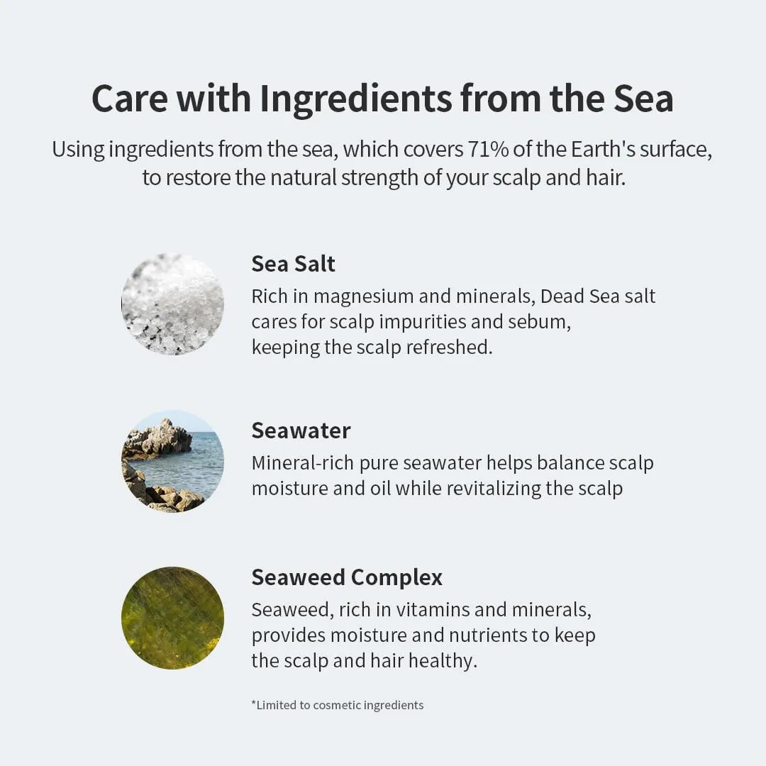 GROWUS Sea Salt Therapy Scalp Scaler 120g - MOQ 80