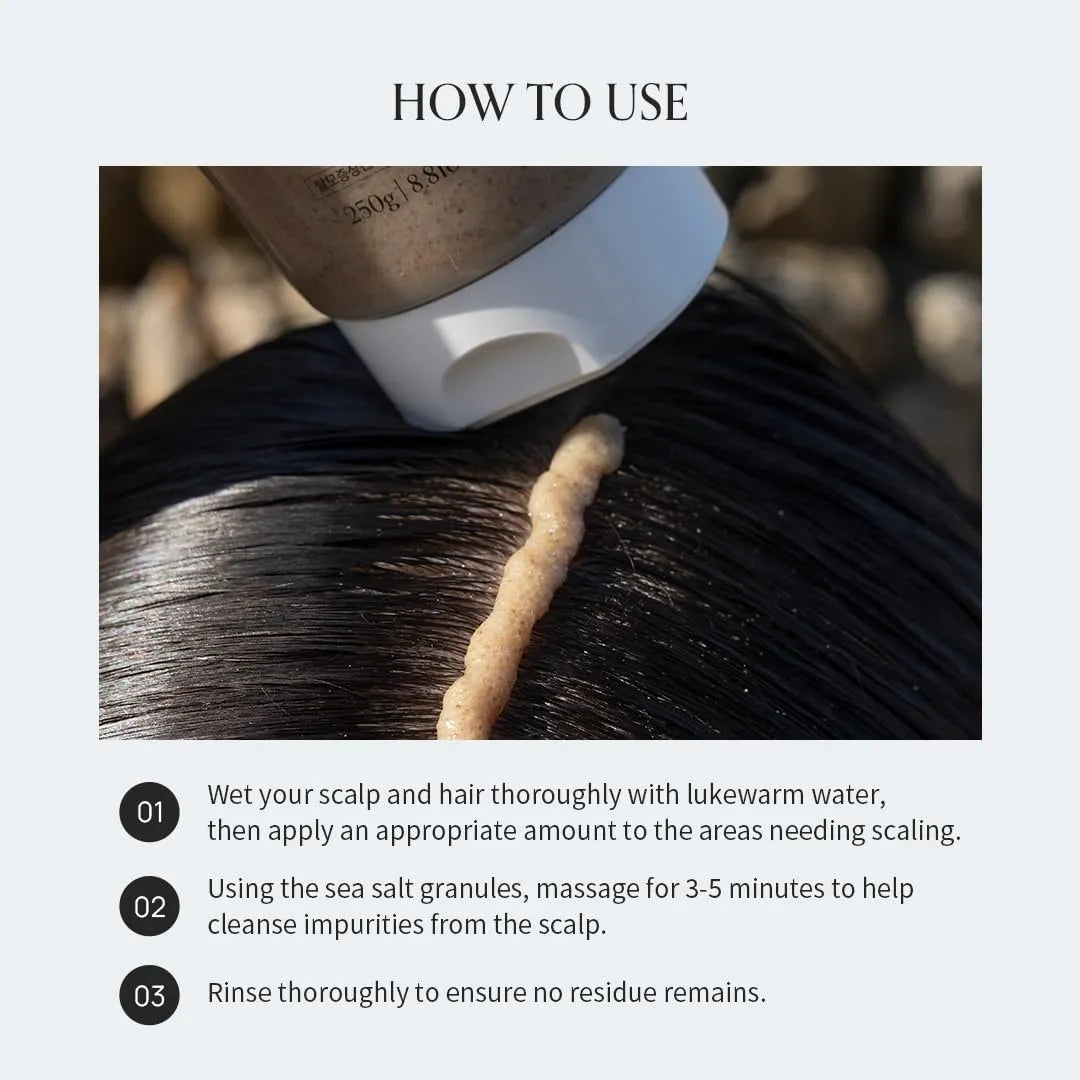 GROWUS Sea Salt Therapy Scalp Scaler 120g - MOQ 80