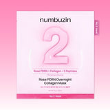 Numbuzin No.2 Rose PDRN Overnight Collagen Mask (4ea) - MOQ 40