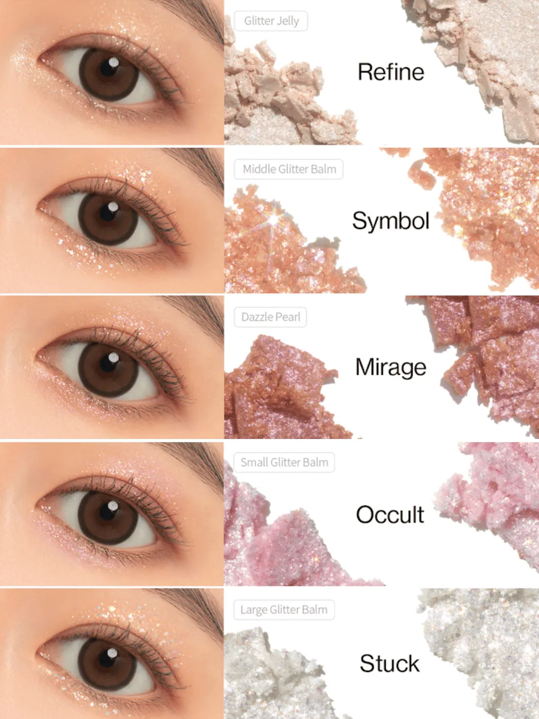 Glitterpedia Eye Palette N°1 All of Glitter - MOQ 10