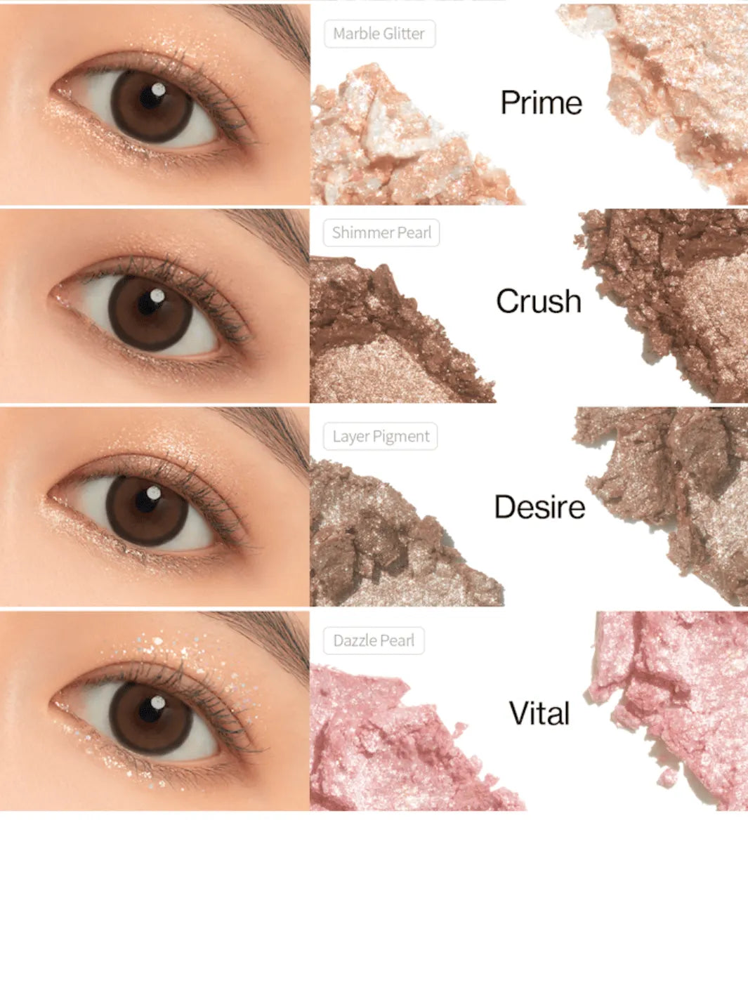 Glitterpedia Eye Palette N°5 All of Dusty Rose - MOQ 10