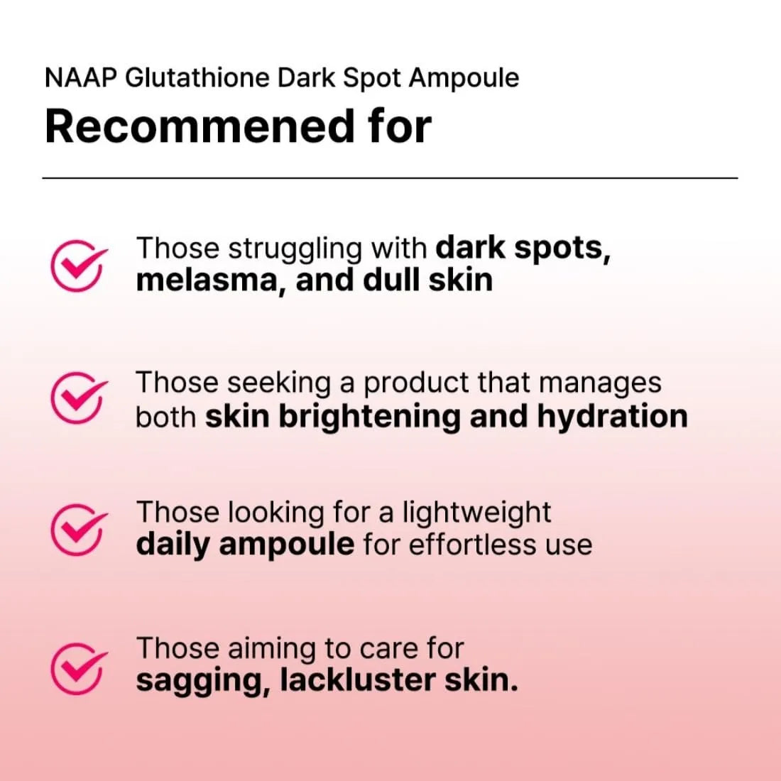 Glutathione Dark Spot Ampoule - 30ml - MOQ 150