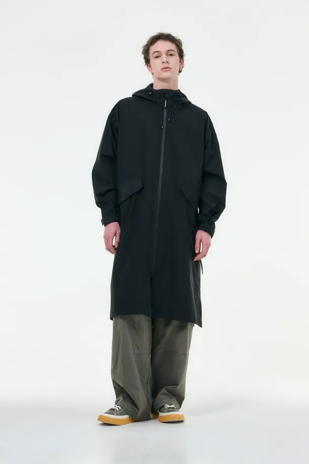 HWASUNG - Unisex Coat - Essential BLACK M - MOQ 6