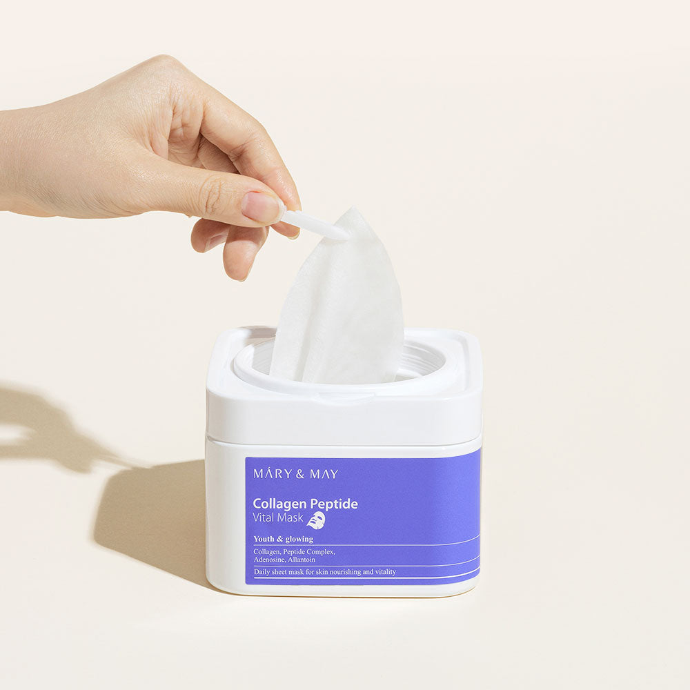 Mary&May Collagen Peptide Vital Mask 30ea/400g - MOQ 15
