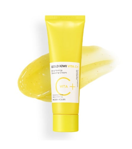 Holika Holika Gold Kiwi Vita C+ Brightening Sleeping Cream 80ml - MOQ 48