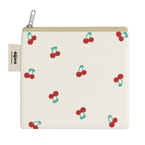 Aijoo cooler medicine pouch, daycare, kindergarten supplies, school medicine storage, syrup, antibiotic, waterproof bag(Red Cherry) - MOQ 3