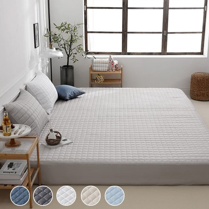 100% cotton quilted family bed cover size 7(Grey, Size- 200x200)- MOQ 1