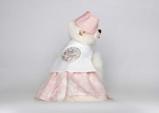 Maison de Dog White Garam Dangui Set (Pink, size- L)Dog Hanbok- MOQ 1