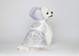 Maison de Dog Puppy Hanbok Haesol Kwaeja- Purple Gray (2XL) - MOQ 1