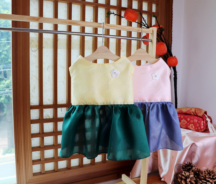 Maison de Dog Puppy Hanbok Chorong (Pink,2XL)- MOQ 1
