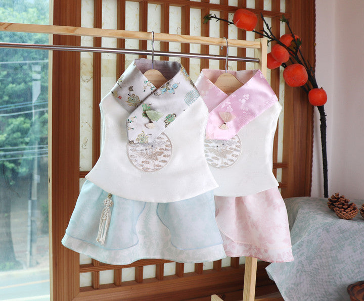 Maison de Dog Puppy Cape Yeonhwa Chilsaek- Pink(M) - MOQ 1